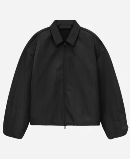 Essentials-Fear-Of-God-State-Oversized-Black-Cotton-Jacket-For-Unisex