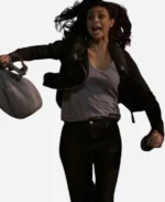 Greenland-2025-Morena-Baccarin-Biker-Jacket