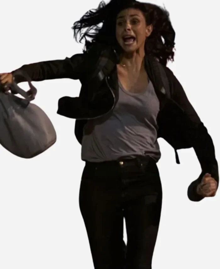 Greenland-2025-Morena-Baccarin-Biker-Jacket