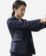 Han-Hyo-Joo-Tv-Series-Moving-2023-Lee-Mi-Hyeon-Blue-Blazer-Coat-For-Sale