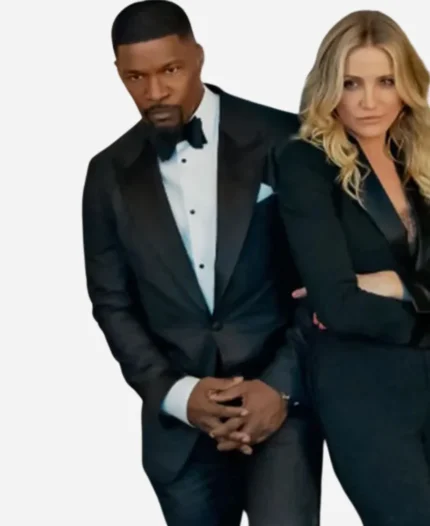 Jamie-Foxx-Movie-Back-in-Action-2025-Matt-Black-Blazer