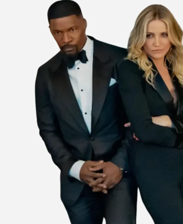 Jamie-Foxx-Movie-Back-in-Action-2025-Matt-Black-Blazer