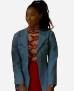 Jessica-Williams-Shrinking-S02-Denim-Jacket