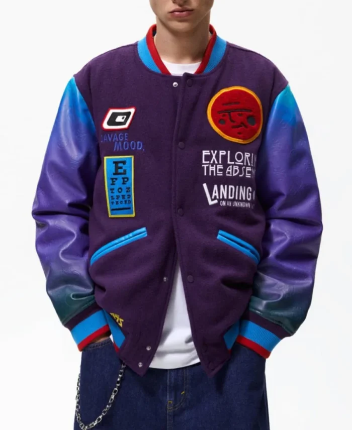 Joshua-Cameron-Tv-Series-Supacell-Tyrone-Blue-and-Purple-Varsity-Jacket