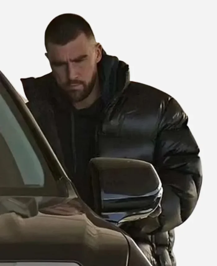 Kansas-City-Chiefs-Travis-Kelce-Black-Puffer-Jacket