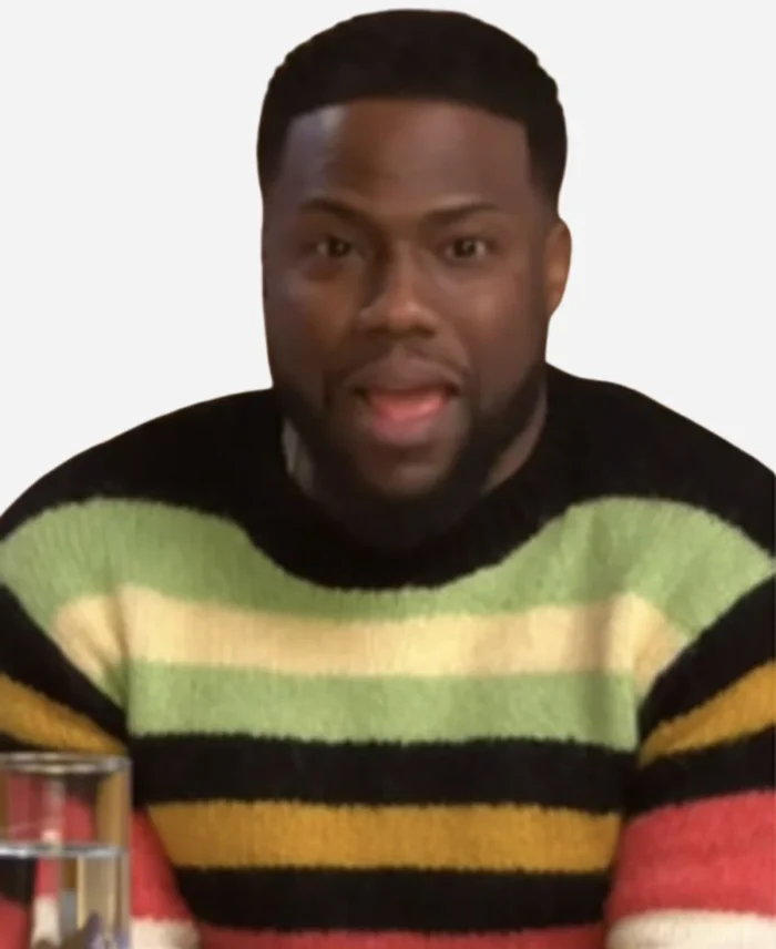 Kevin-Hart-The-Today-Show-Striped-Sweater