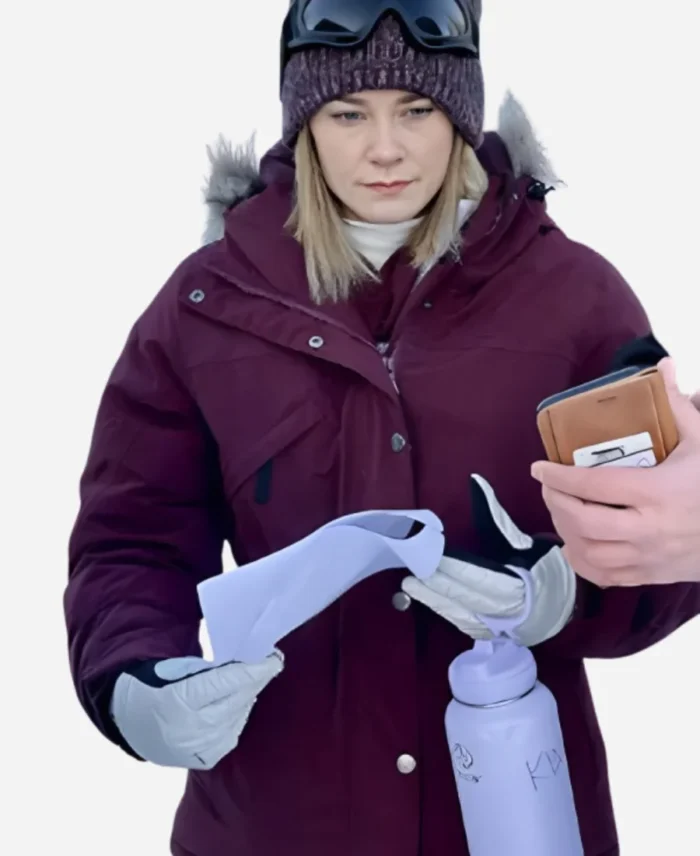 Kim-Matula-Movie-The-Finnish-Line-2024-Anya-Purple-Hooded-Jacket