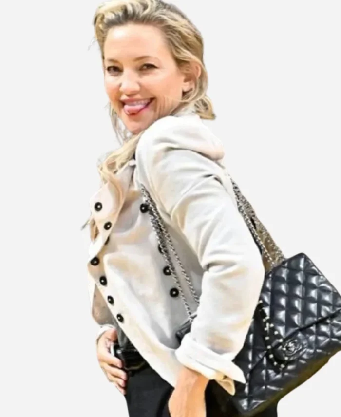 Lakers-Game-Kate-Hudson-Grey-Jacket