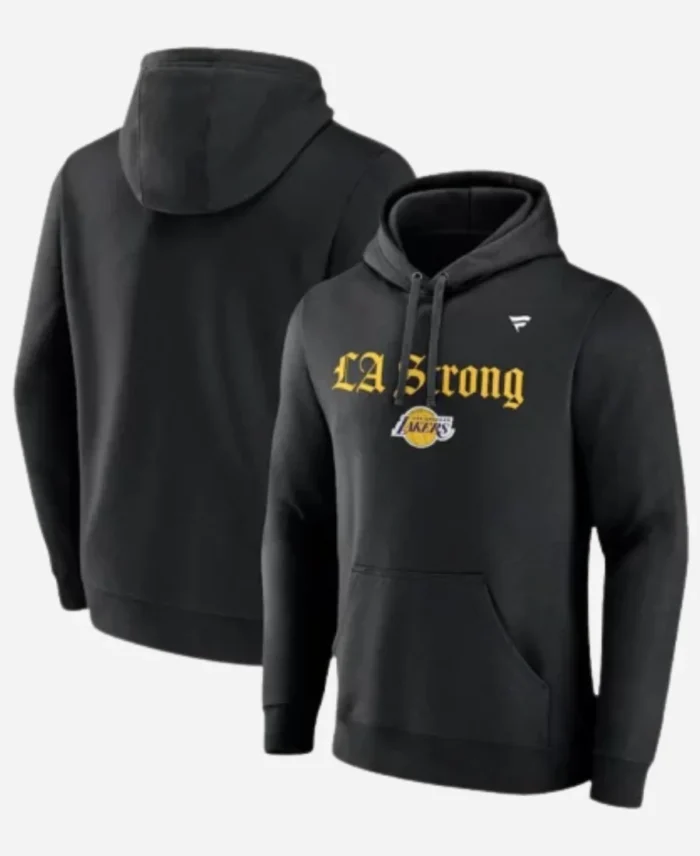 Lakers-LA-Strong-Black-Hoodie