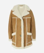 Lana-Lang-Superman-And-Lois-S02-Cushing-Brown-Shearling-Coat
