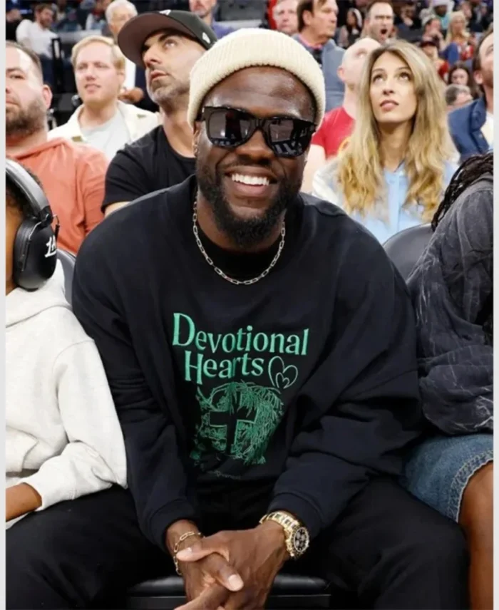 Los-Angeles-Clippers-Game-Kevin-Hart-Black-Sweatshirt