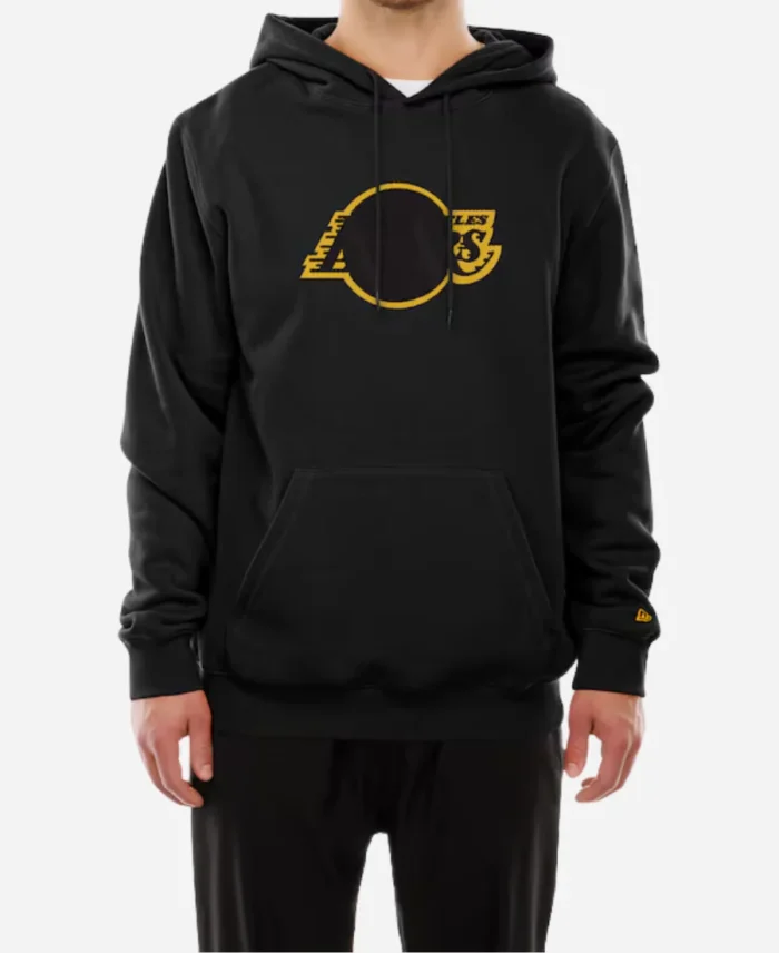Los-Angeles-Lakers-New-Era-Black-Hoodie