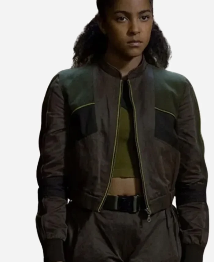 Lou-Llobell-Tv-Series-Foundation-Season-02-Gaal-Dornick-Green-Bomber-Jacket