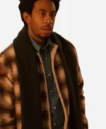 Ludacris-Movie-Dashing-Through-The-Snow-2023-Eddie-Garrick-Shearling-Plaid-Jacket