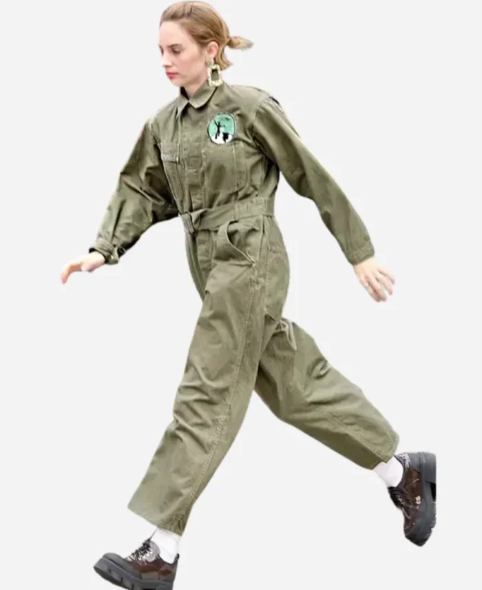 Maya-Hawke-The-Kill-Room-Green-Jumpsuit
