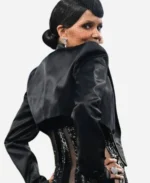 Met-Gala-2025-Halle-Berry-Black-Cropped-Tuxedo-Blazer-For-Womens