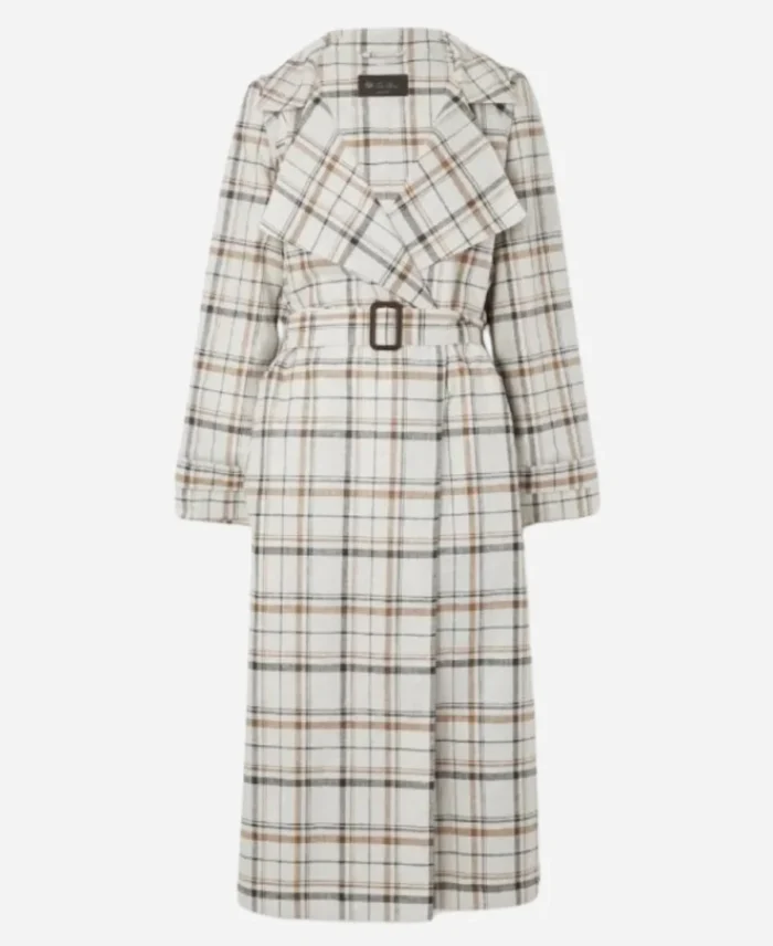 Miranda-Hobbes-And-Just-Like-That-Season-03-Cynthia-Nixon-Checked-Belted-Trench-Coat