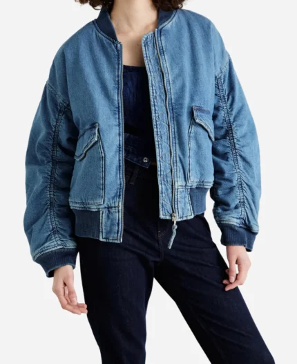 Movie-Now-You-See-Me-Now-You-Dont-2025-Ariana-Greenblatt-Blue-Bomber-Jacket