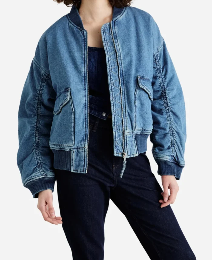 Movie-Now-You-See-Me-Now-You-Dont-2025-Ariana-Greenblatt-Blue-Bomber-Jacket