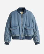 Movie-Now-You-See-Me-Now-You-Dont-2025-Ariana-Greenblatt-Blue-Bomber-Jacket-For-Sale
