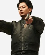 Moving-Jo-In-Sung-Black-Bomber-Jacket