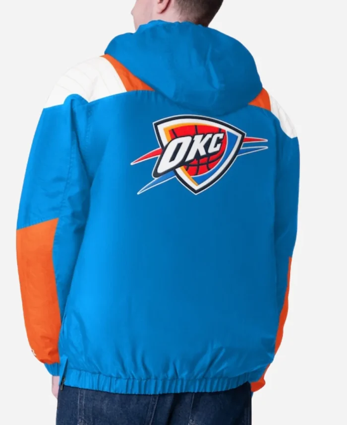 NBA-Oklahoma-City-Thunder-Starter-Blue-Charger-Half-Zip-Jacket