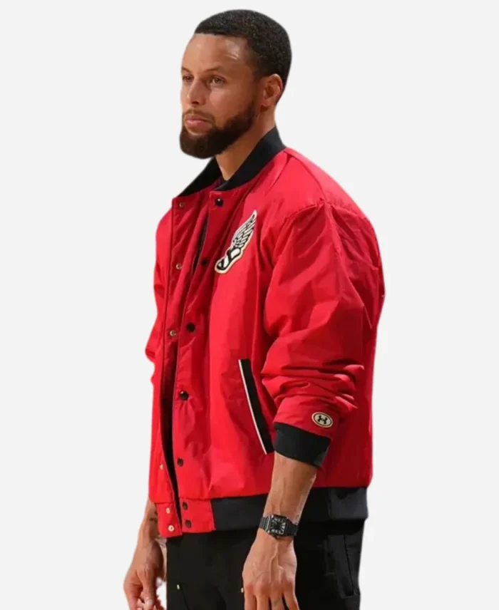 NBA-Playoffs-Game-Steph-Curry-UA-Icon-Red-Varsity-Jacket