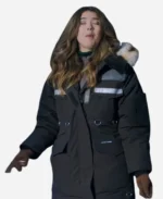 Nichole-Sakura-The-Finnish-Line-Hooded-Black-Jacket