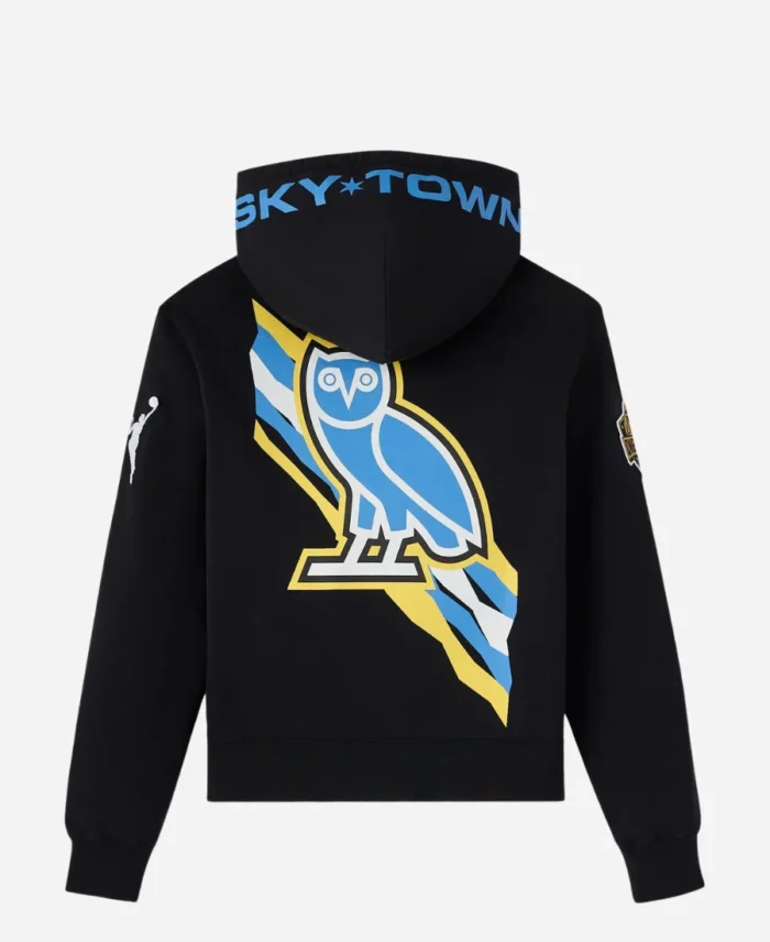 OVO-X-WNBA-Chicago-Sky-Black-Hoodie