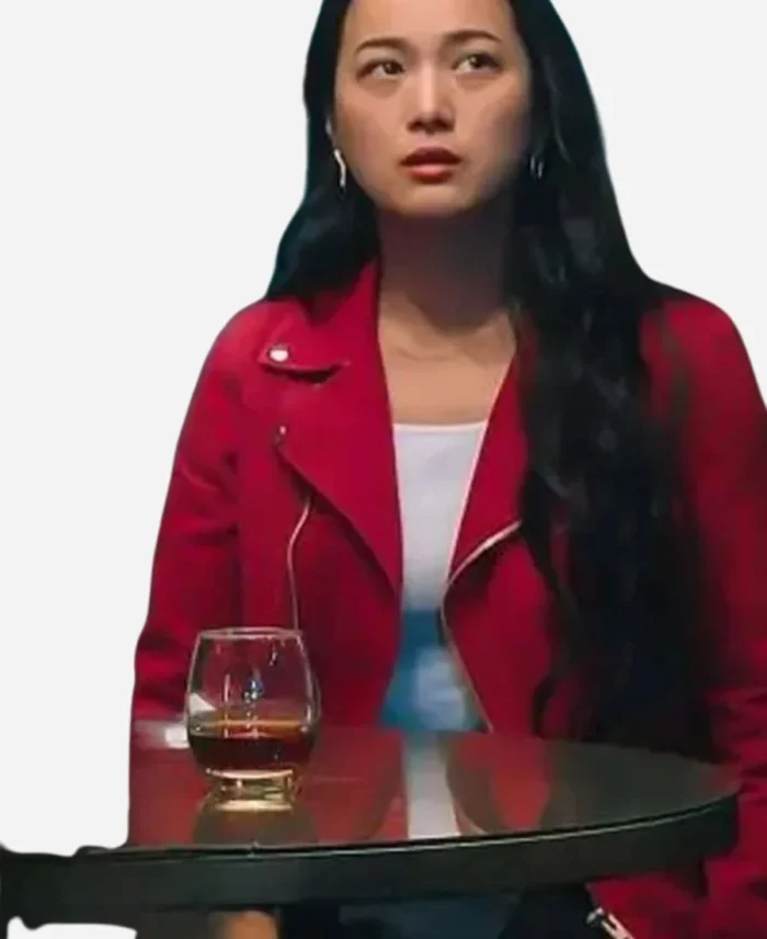 One-Night-in-Tokyo-2025-Tokiko-Kitagawa-Red-Biker-Jacket
