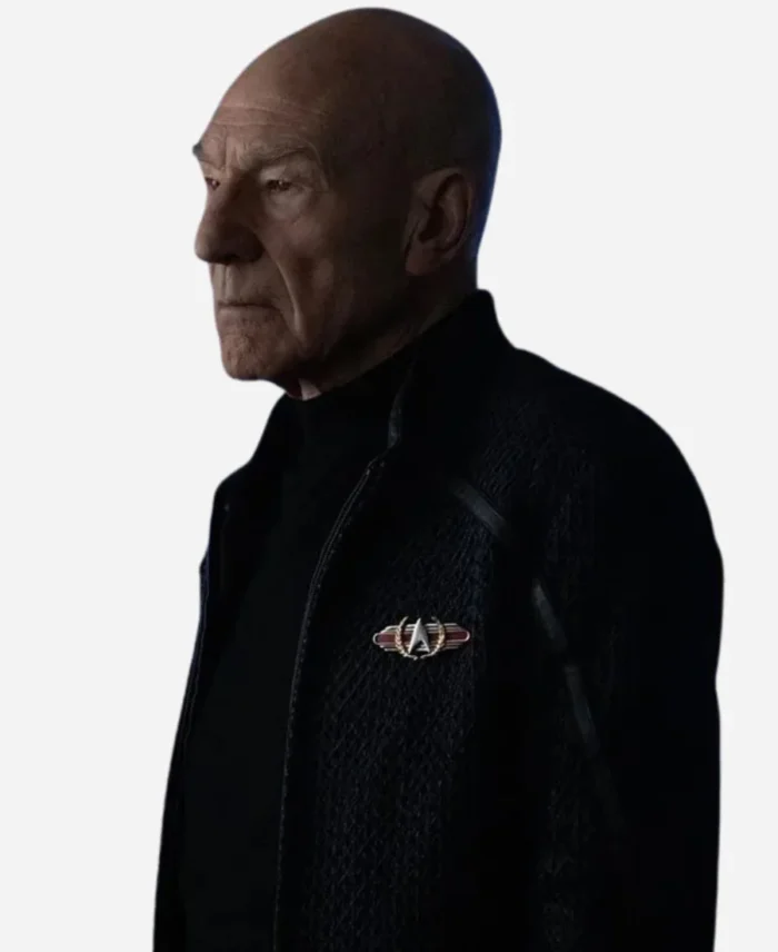 Patrick-Stewart-Star-Trek-Picard-S03-Black-Jacket