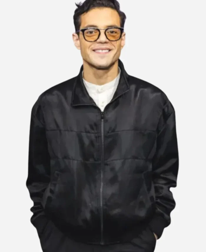 Rami-Malek-The-Amateur-2025-Black-Jacket