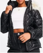 Sabrina-Clarke-Supacell-Hooded-Black-Fur-Jacket