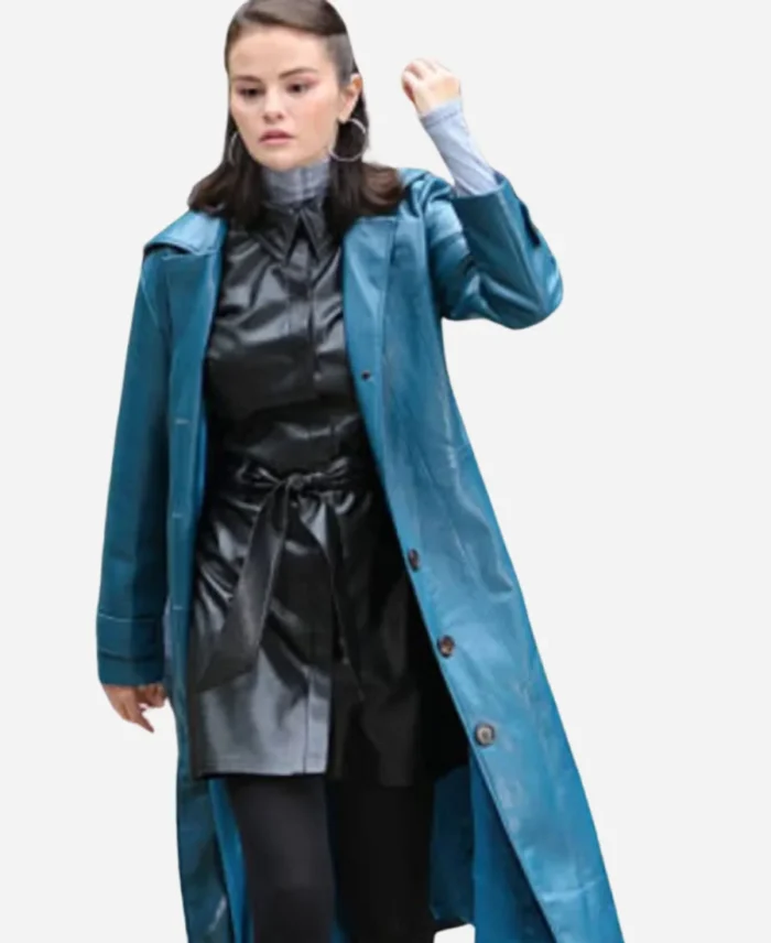 Selena-Gomez-NYC-2025-Leather-Coat