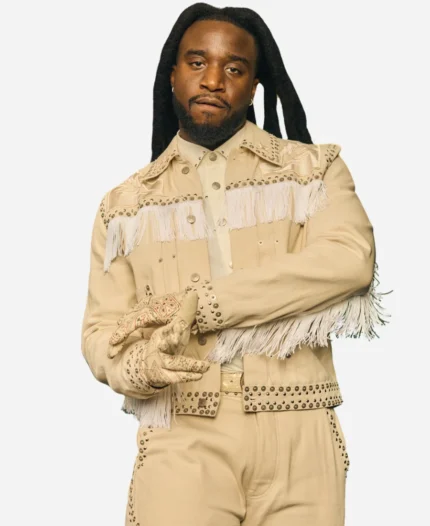 Shaboozey-ACM-Awards-2025-Fringe-Jacket