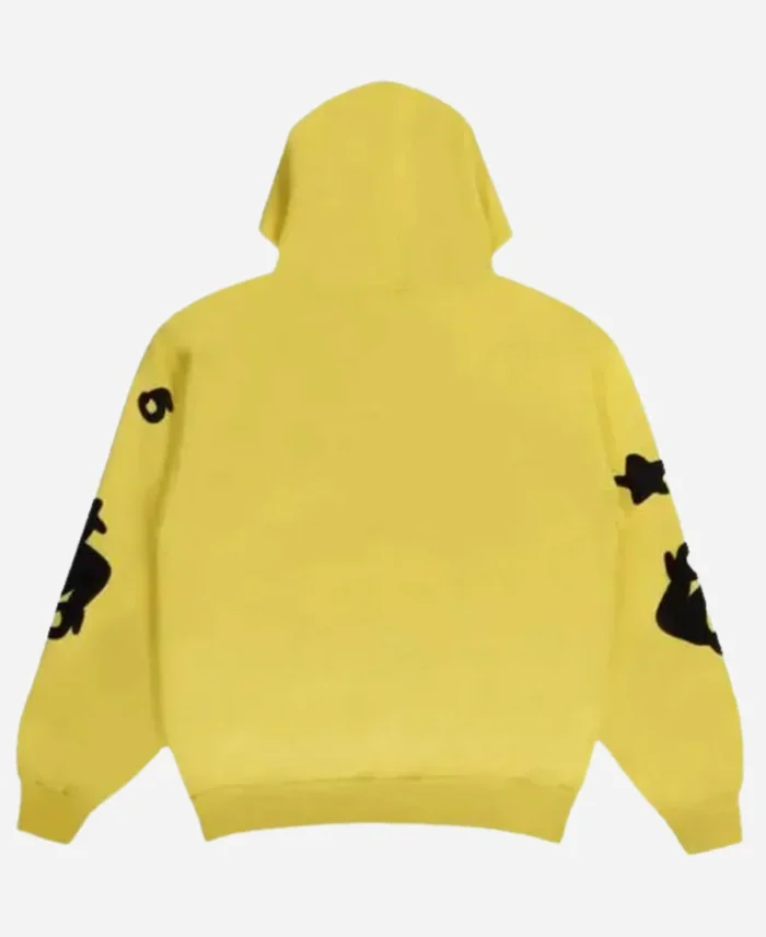 Sp5der-Gold-Beluga-Yellow-Fleece-Pullover-Hoodie-For-Unisex