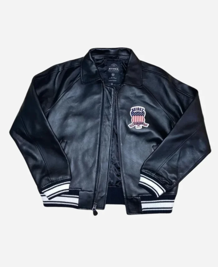 Supacell-2024-Ghetts-Black-Leather-Jacket
