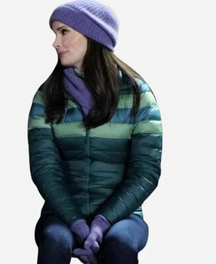 Superman-and-Lois-Lane-S02-Green-Zip-Up-Puffer-Jacket