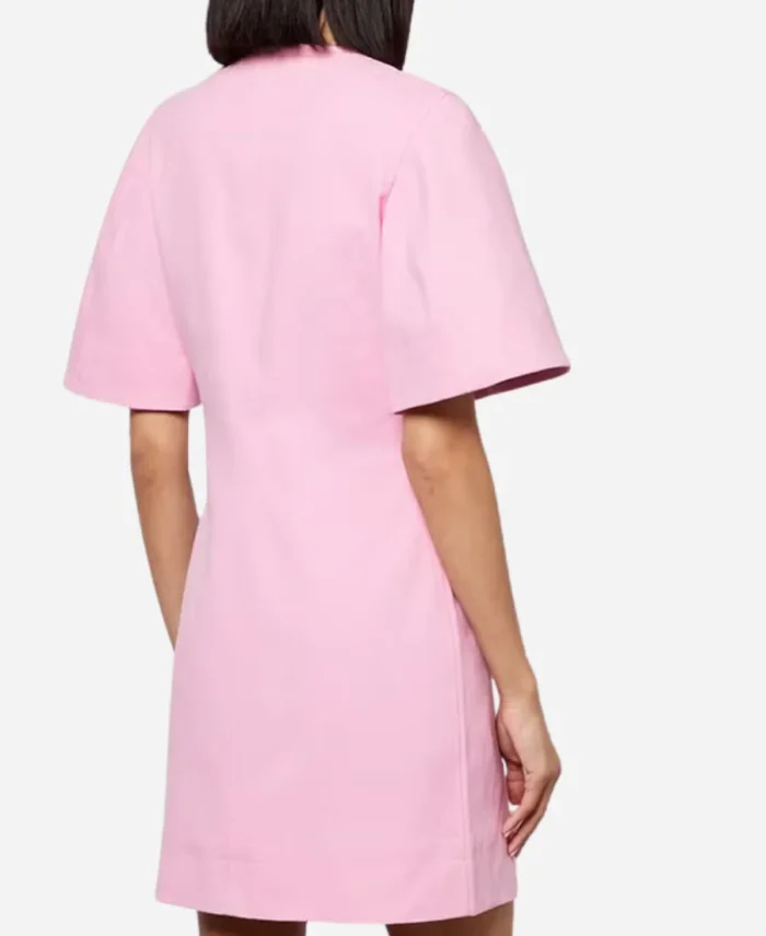Taskmaster-AU-S03-Emma-Holland-Pink-Wrap-Dress