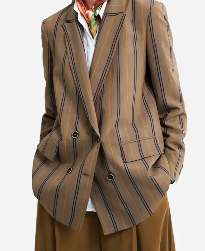 The-Chicken-Sisters-S01-Rukiya-Bernard-Striped-Blazer