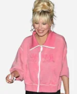 The-Electric-State-Afterparty-Millie-Bobby-Brown-Pink-Jacket