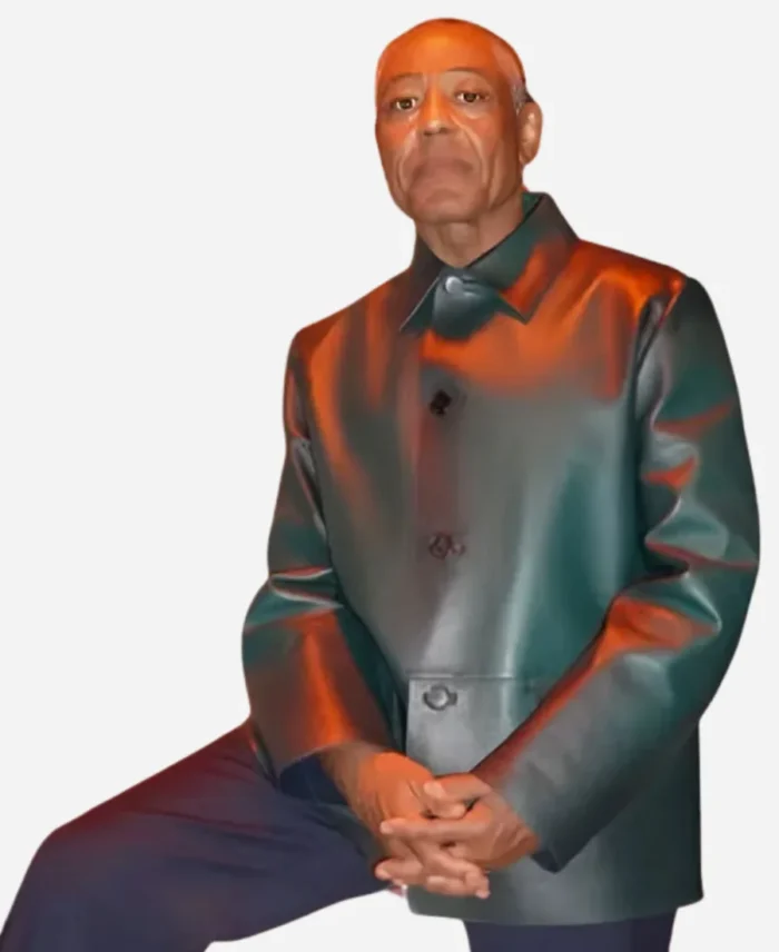 The-Electric-State-Giancarlo-Esposito-Green-Leather-Jacket