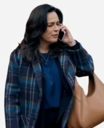 The-Feud-S01-Jill-Halfpenny-Plaid-Coat