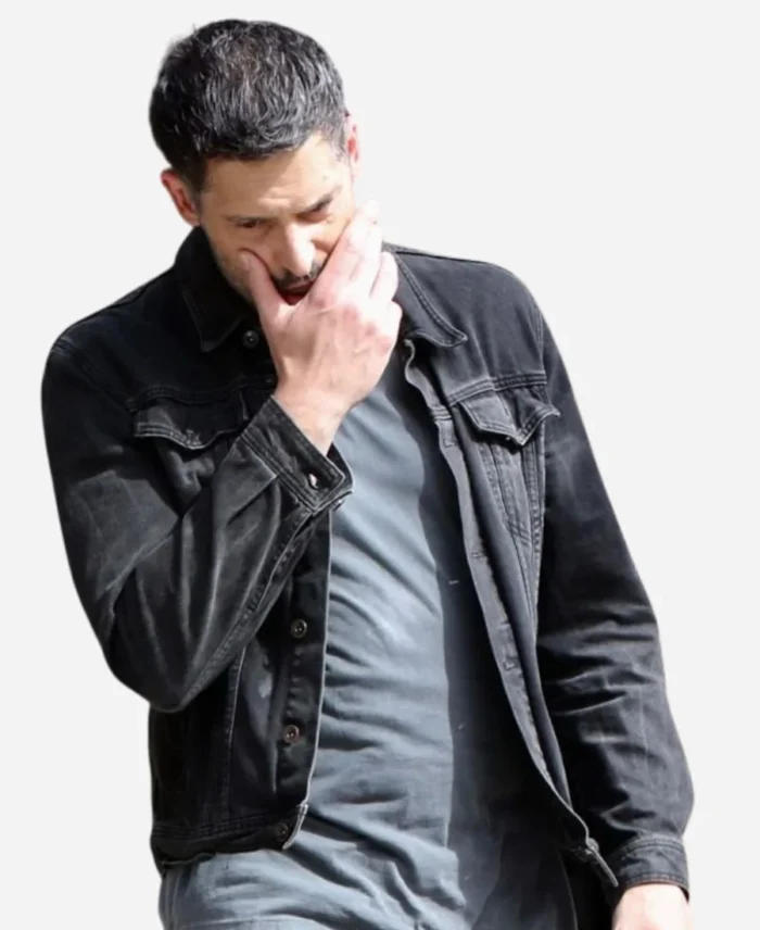 The-Kill-Room-Joe-Manganiello-Black-Denim-Jacket