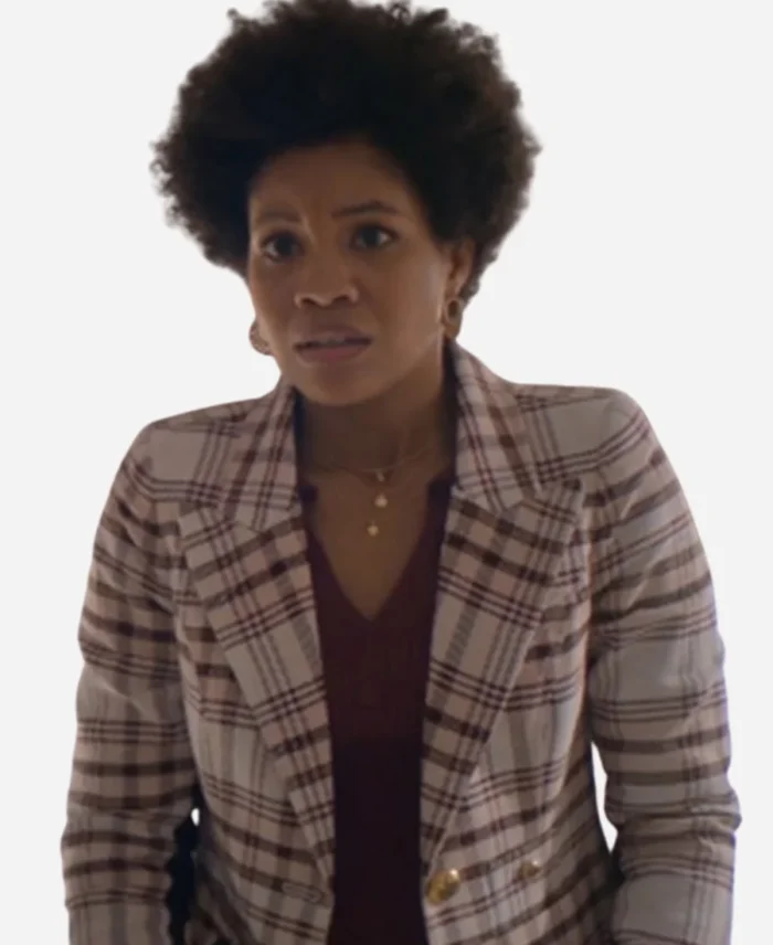 The-Other-Black-Girl-2023-Sinclair-Daniel-Plaid-Coat
