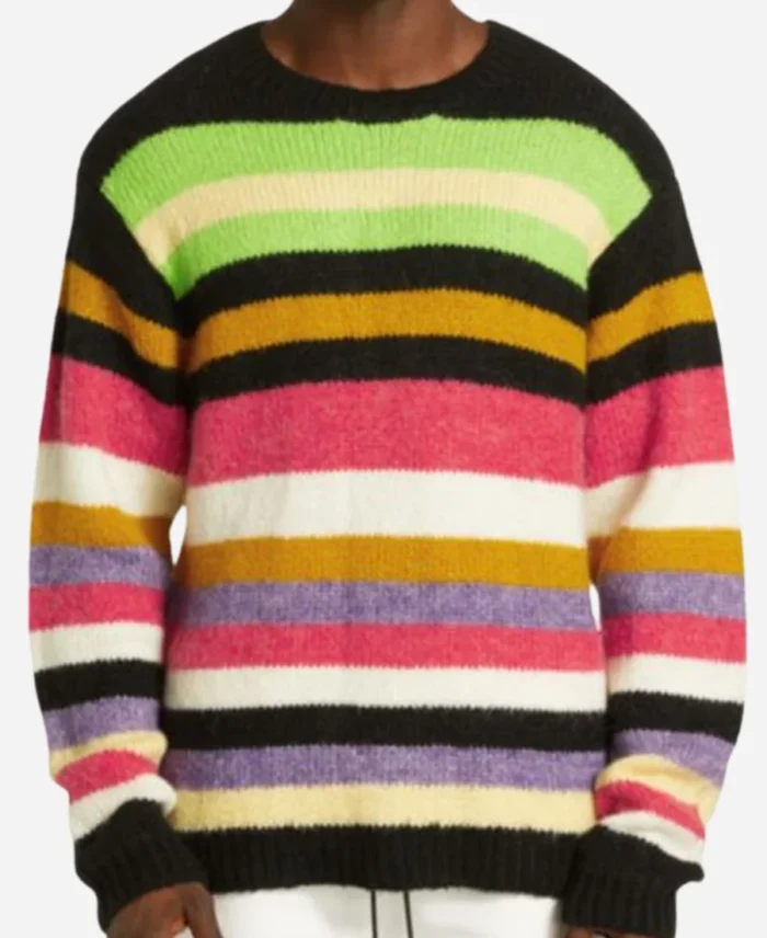 The-Today-Show-Kevin-Hart-Multicolor-Striped-Sweater