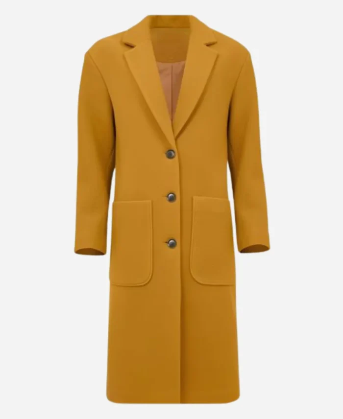 Varada-Sethu-TV-Series-Doctor-Who-Season-15-Belinda-Chandra-Wool-Coat-–-Yellow