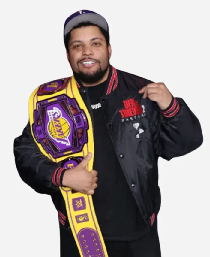 WWE-Raw-OShea-Jackson-Jr-Black-Varsity-Jacket