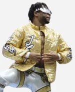 AEW-2025-Kevin-Knight-Golden-Puffer-Jacket