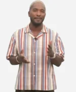 Access-Hollywood-Scott-Evans-Striped-Short-Sleeve-Shirt